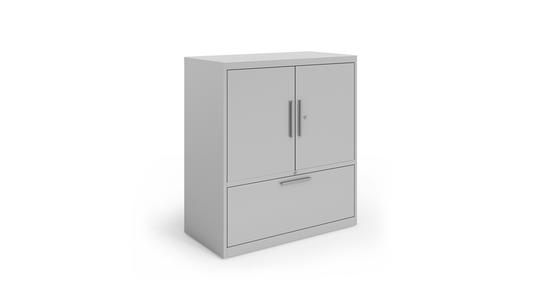 Lacasse - Metal Storage Furniture - Metal Storage Furniutre / RIDMS-183641LFB / P44 / Metal Multifunctions Storage Unit
