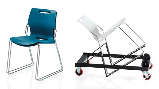 United Chair - Pilo - Pilo / PL01-E1-P03, PL01-E1-P05 et PLDY / Chariot