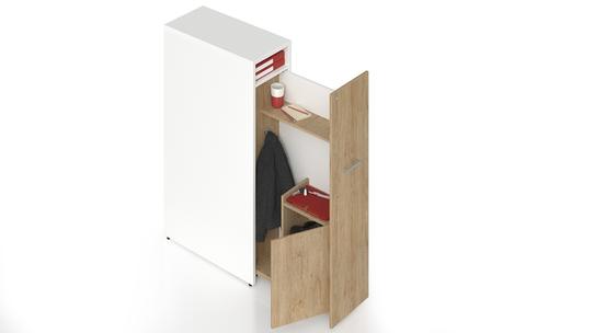 Lacasse - Paradigm Panel Systems - Paradigm / Storage Unit with Lateral Opening Compartment KLSP