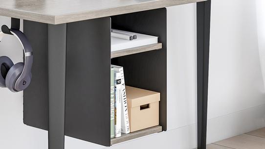 Lacasse - Stad - Home Office Furniture - STAD - Upper and Lower Suspended Storage