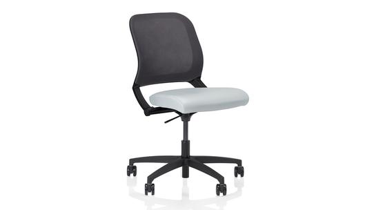 United Chair - Rackup - Rackup / RK12-E3-MUS-CH031-ST-P-NB-HDW / Light Task Chair