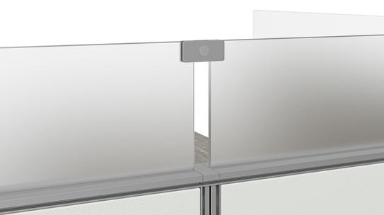 Lacasse - Paradigm Panel Systems - Paradigm / Alignment Hardware for Glass Privacy Screens / KPFG-ALIGN-S