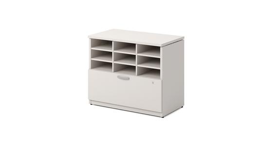 Lacasse - Reception Furniture - Reception Furniture / Morpheo / M1NAS-2436DVLF / SNO / Lateral File with Pigeonholes