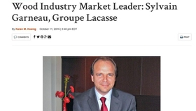 Sylvain Garneau named Wood Industry market leader
